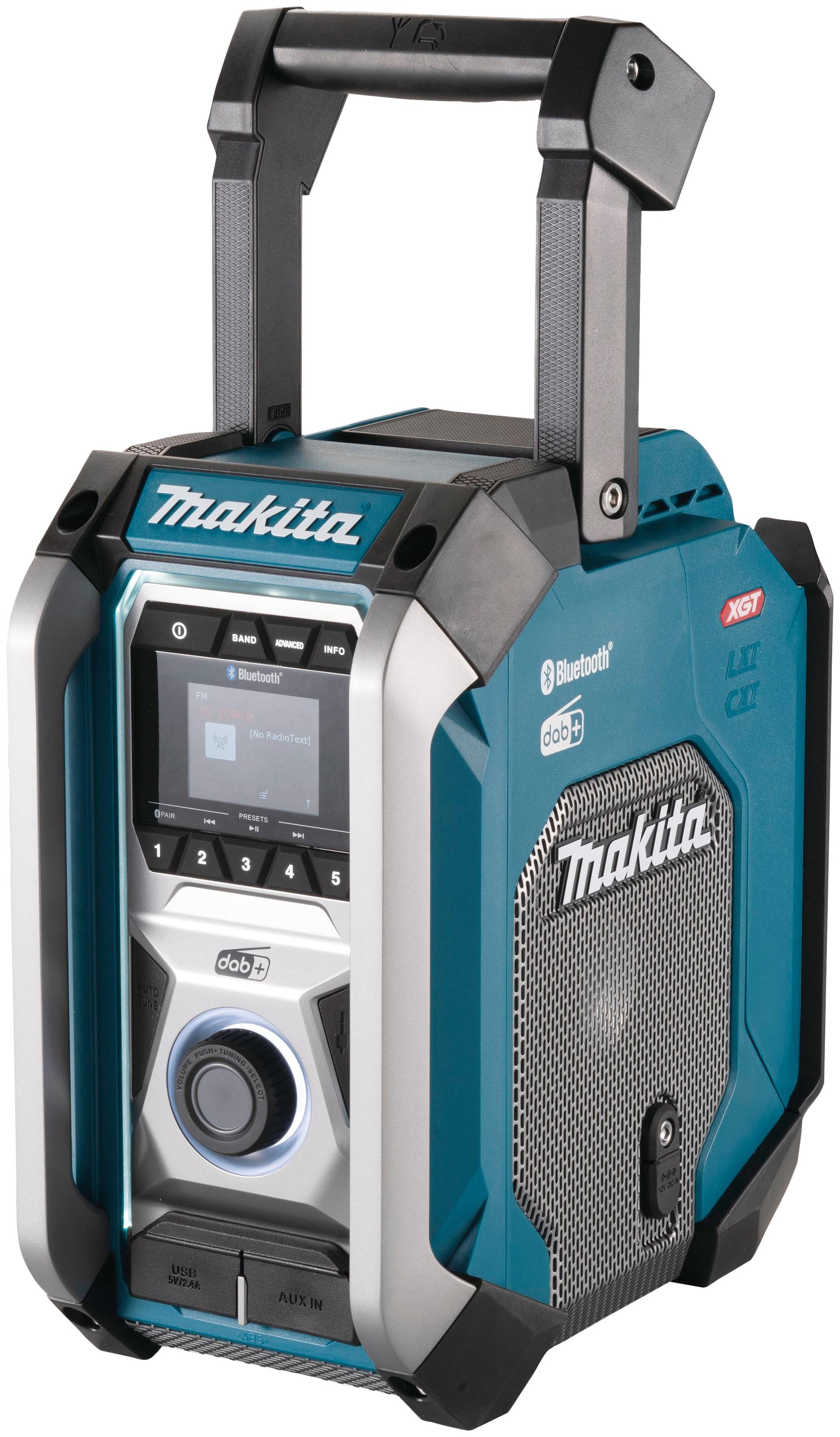 Baustellenradio MAKITA "MR007GZ", blau, Radios, Baustellenradio, 12-40 V, ohne Akku und Ladegerät