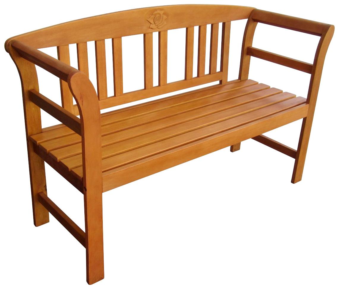 Gartenbank GARDEN PLEASURE "SAN JOSE", braun (braun, holzoptik), B:130cm H:82cm T:45cm, Holz, Sitzbänke, Gartenbank