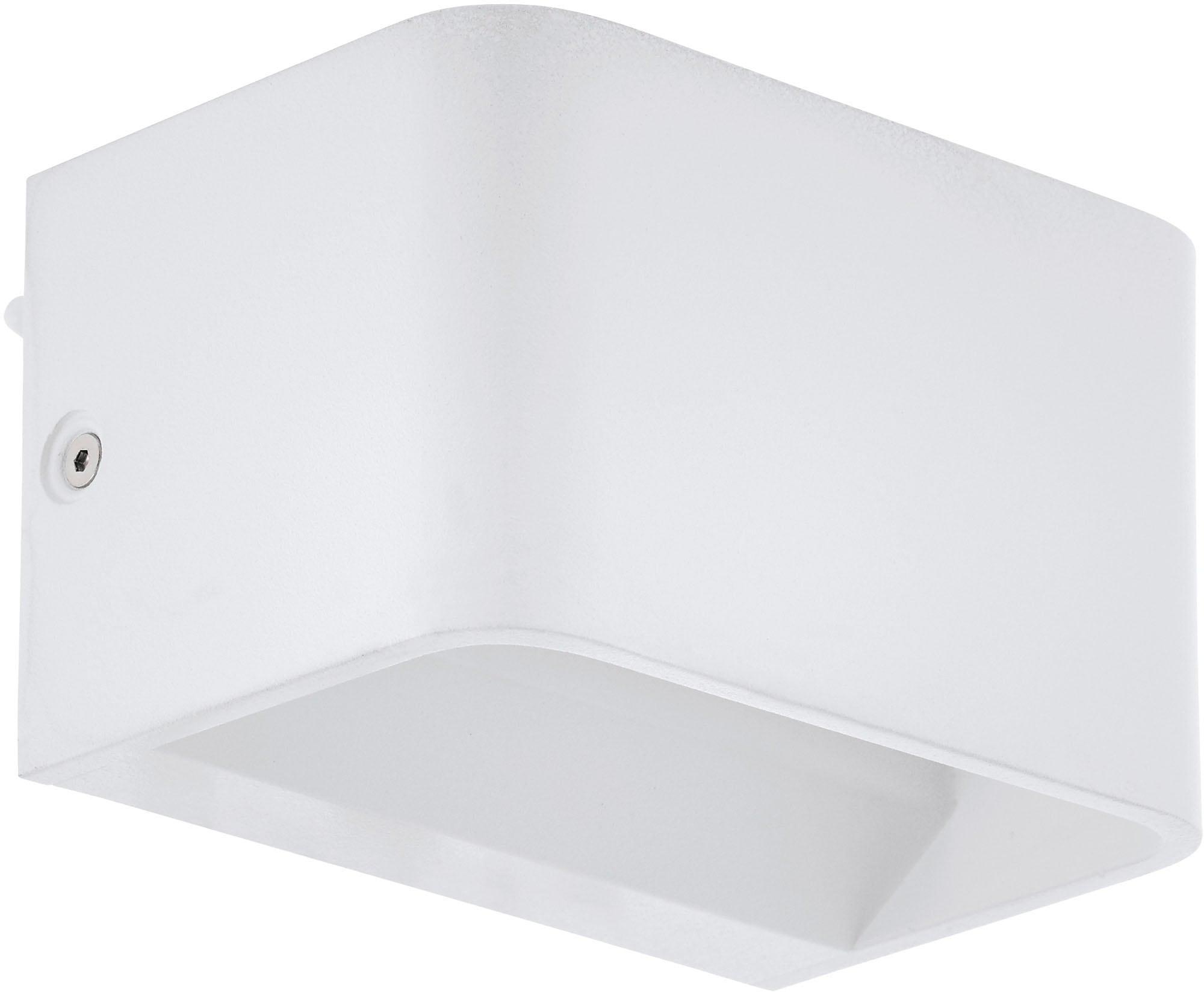 EGLO Wandleuchte "SANIA 4", weiß, 1, H: 8cm, 1 Stk., Leuchten, Wand-/Deckenleuchte, L13 x H8 x AL9 cm, 6W inkl., Wandleuchte