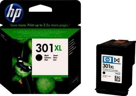 HP Tintenpatrone "HP original Druckerpatrone 301XL Black", schwarz, Tintenpatronen, 3 Probemonate gratis* drucken, Tintenpatrone