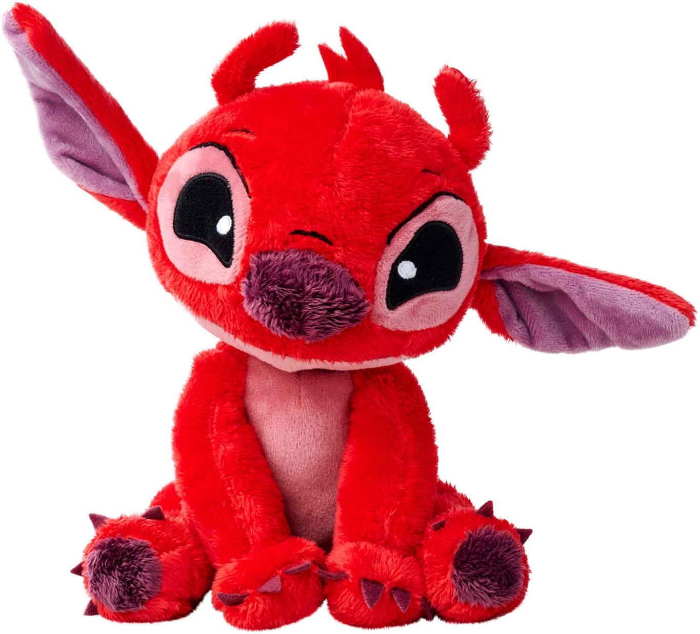 Plüschfigur SIMBA "Disney Lilo und Stitch, Leroy, 25 cm", rot, Plüschfiguren, KinderH:25cm, Plüschfigur, H:25cm