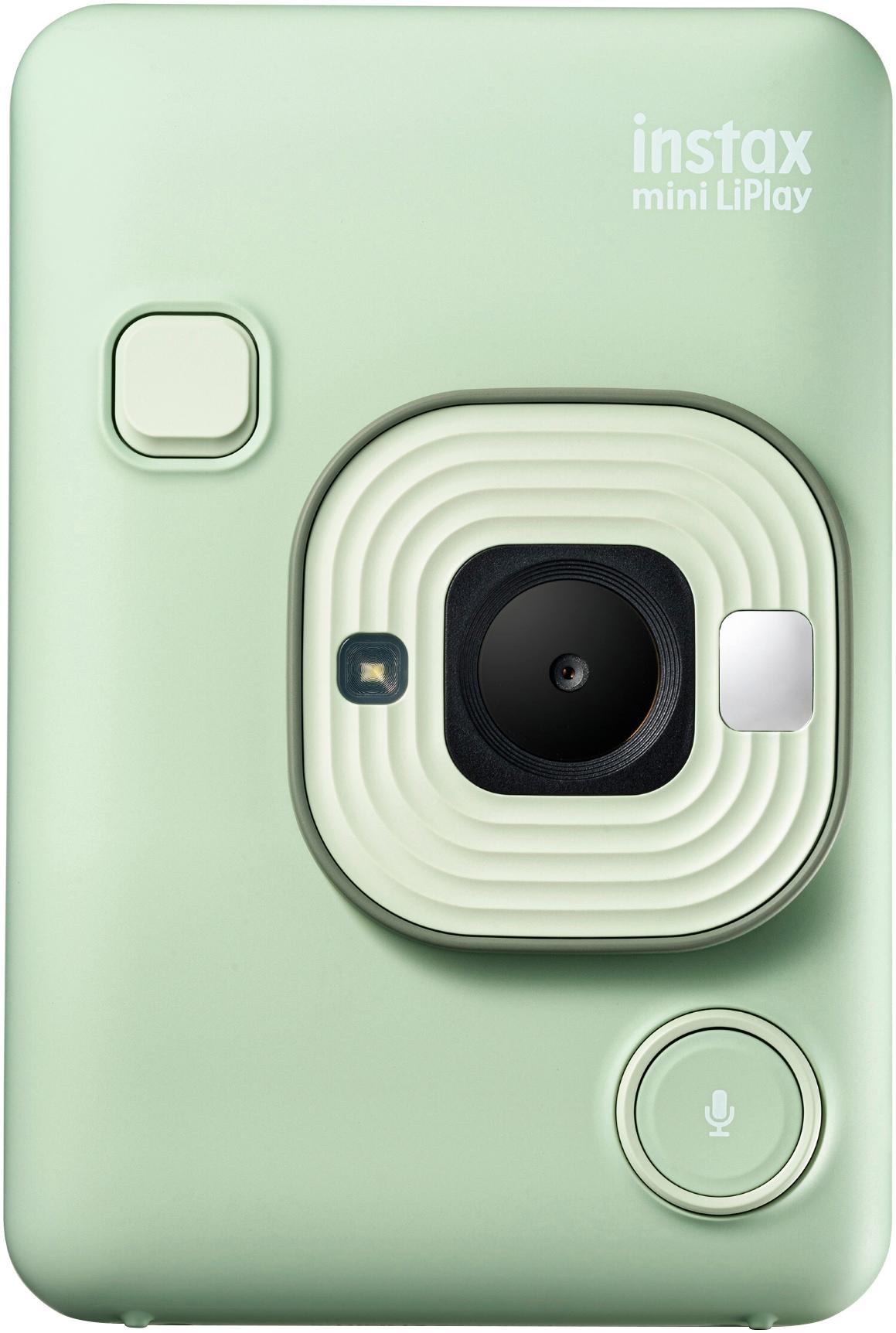 FUJIFILM Sofortbildkamera "INSTAX mini LiPlay", grün (matcha, grün), B:8,25cm H:12,29cm T:3,67cm, Fotokameras, Sofortbildkamera