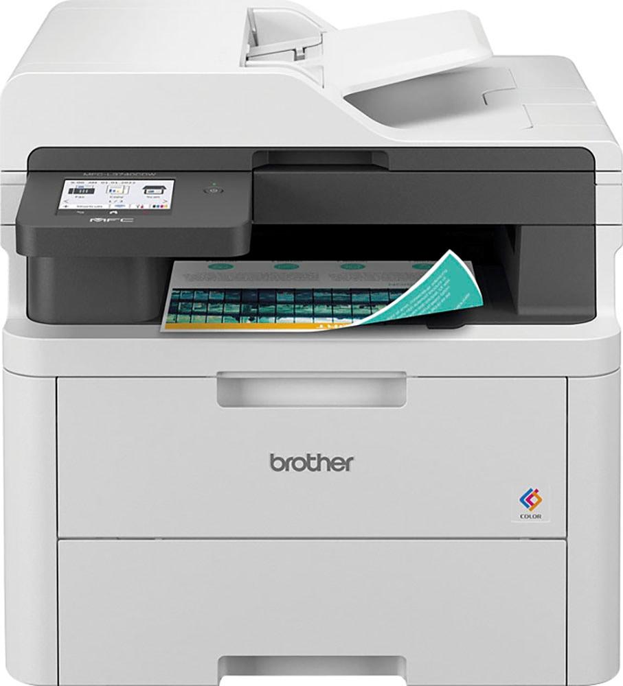 BROTHER Multifunktionsdrucker "MFC-L3740CDWE", weiß, B:41cm H:40,1cm T:44,4cm, Drucker, Multifunktionsdrucker