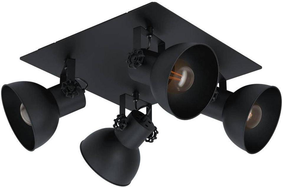 EGLO Deckenspot "BARNSTAPLE", schwarz, 4, 1 Stk., Leuchten, Deckenlampe, Deckenspot