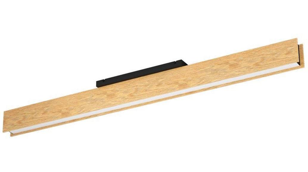 EGLO Deckenleuchte "ANCHORENA-Z", braun (braun, schwarz weiß), 1, H: 11cm, 1 Stk., Leuchten, App und Sprachsteuerung Alexa, RGB, FSC100HB, dimmbar, De