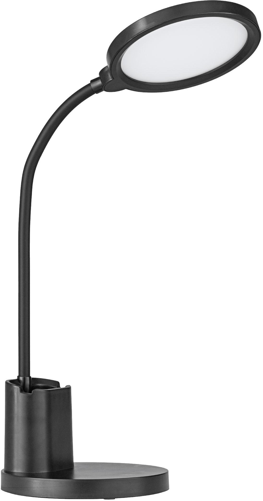 EGLO Tischleuchte "BROLINI", schwarz, Ø 15cm H: 55cm, 1 Stk., Leuchten, Tischleuchte aus Kunststoff - 2,1W - warmweiß - kaltweiß, Tischleuchte