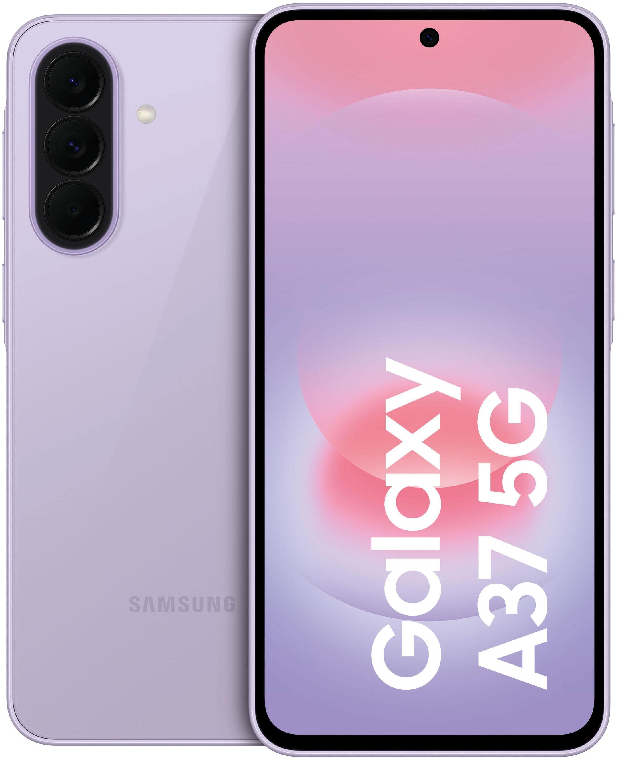SAMSUNG Smartphone "Galaxy A37 5G", Energieeffizienz: A, awesome lavender, 128 GB, Mobiltelefone, Smartphone