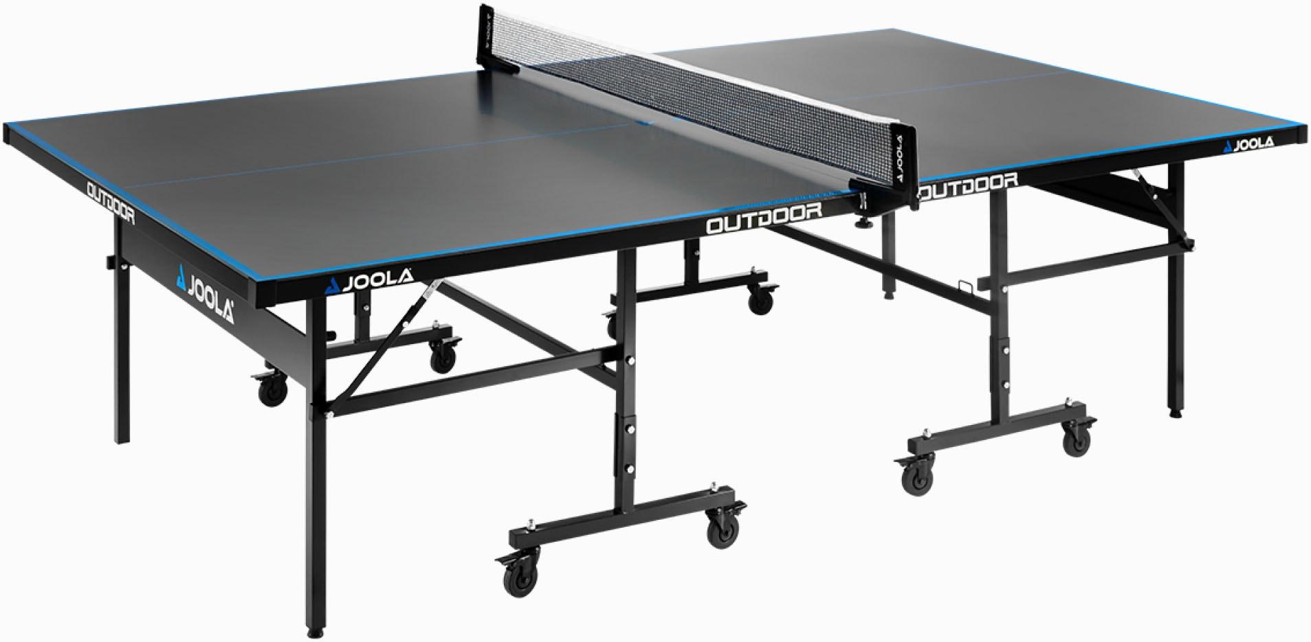 Tischtennisplatte JOOLA "OUTDOOR J200A", schwarz, TischtennisplattenB:152,5cm H:76cm L:274cm, B:152,5cm H:76cm L:274cm