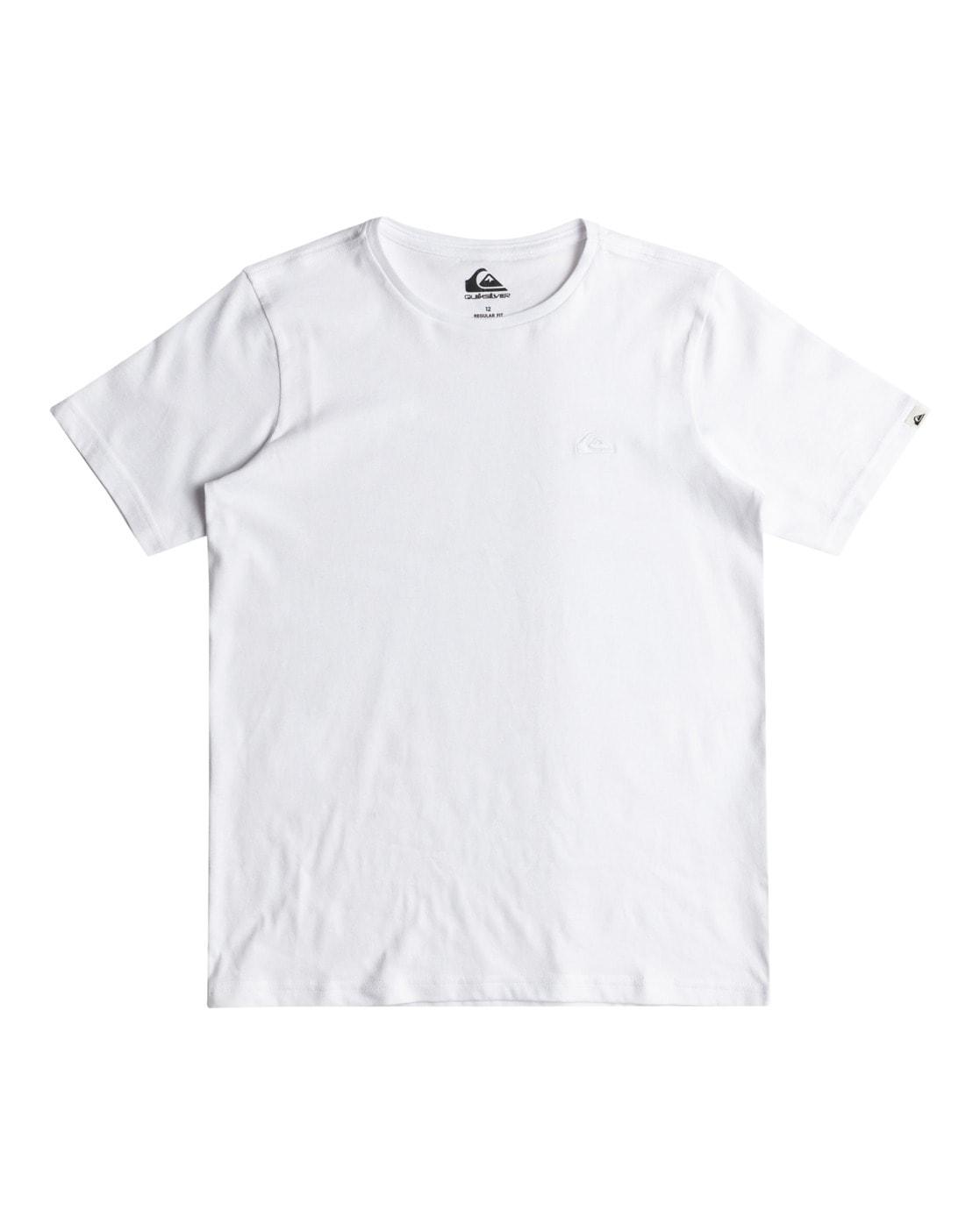 T-Shirt QUIKSILVER "Basic", Jungen, Gr. 12(148-156cm), weiß, Obermaterial: 100% Baumwolle., Shirts T-Shirt
