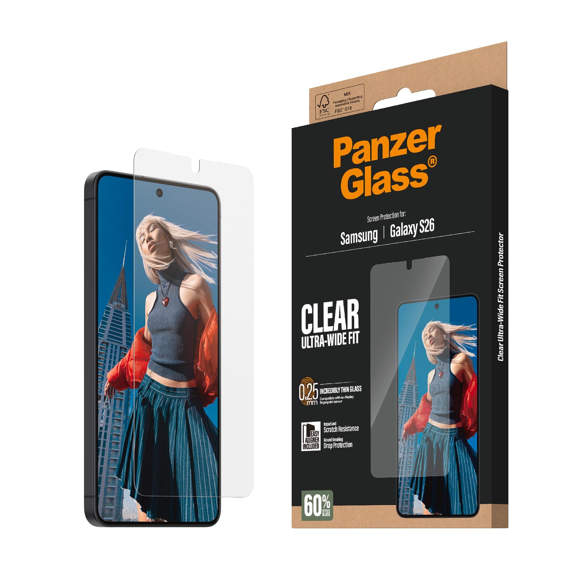 CARE BY PANZERGLASS Displayschutzglas "Screen Protector", transparent, B:11cm H:1,4cm T:19,7mm, Displayfolien, Displayschutzfolie, Schutzfolie, Bildsc