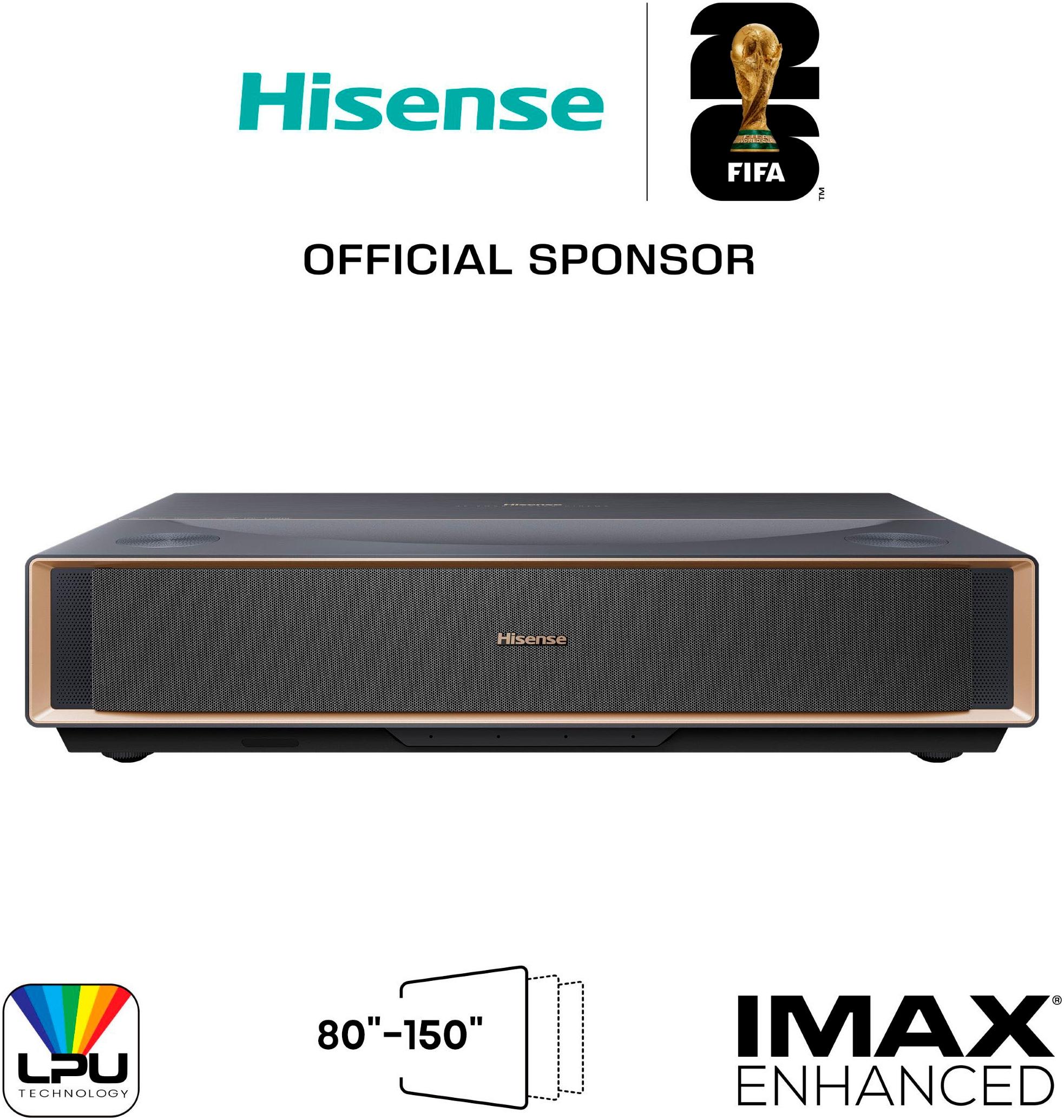 HISENSE Kurzdinstanzprojektor “PT1”, grau (anthrazit), B:52,1cm H:11,9cm T:28,2cm, Beamer, Topseller