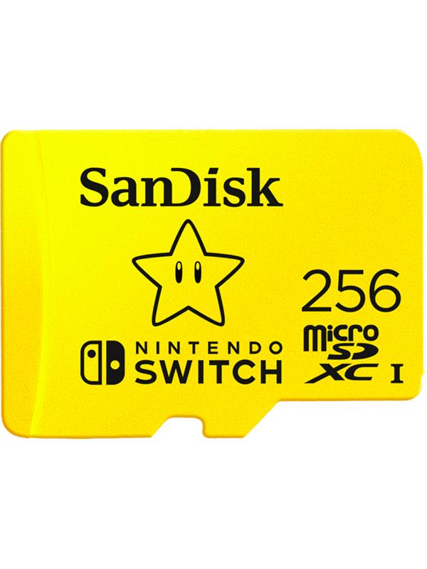 SANDISK Nintendo Switch microSD - 100MB/s - 256GB - Mario edition