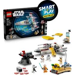 Konstruktionsspielsteine LEGO "SMART Play: Lukes Rot Fünf X-Wing (75423), LEGO Star WarsTM", bunt, Spielbausteine, Kinder, Kunststoff, inklusive SMART