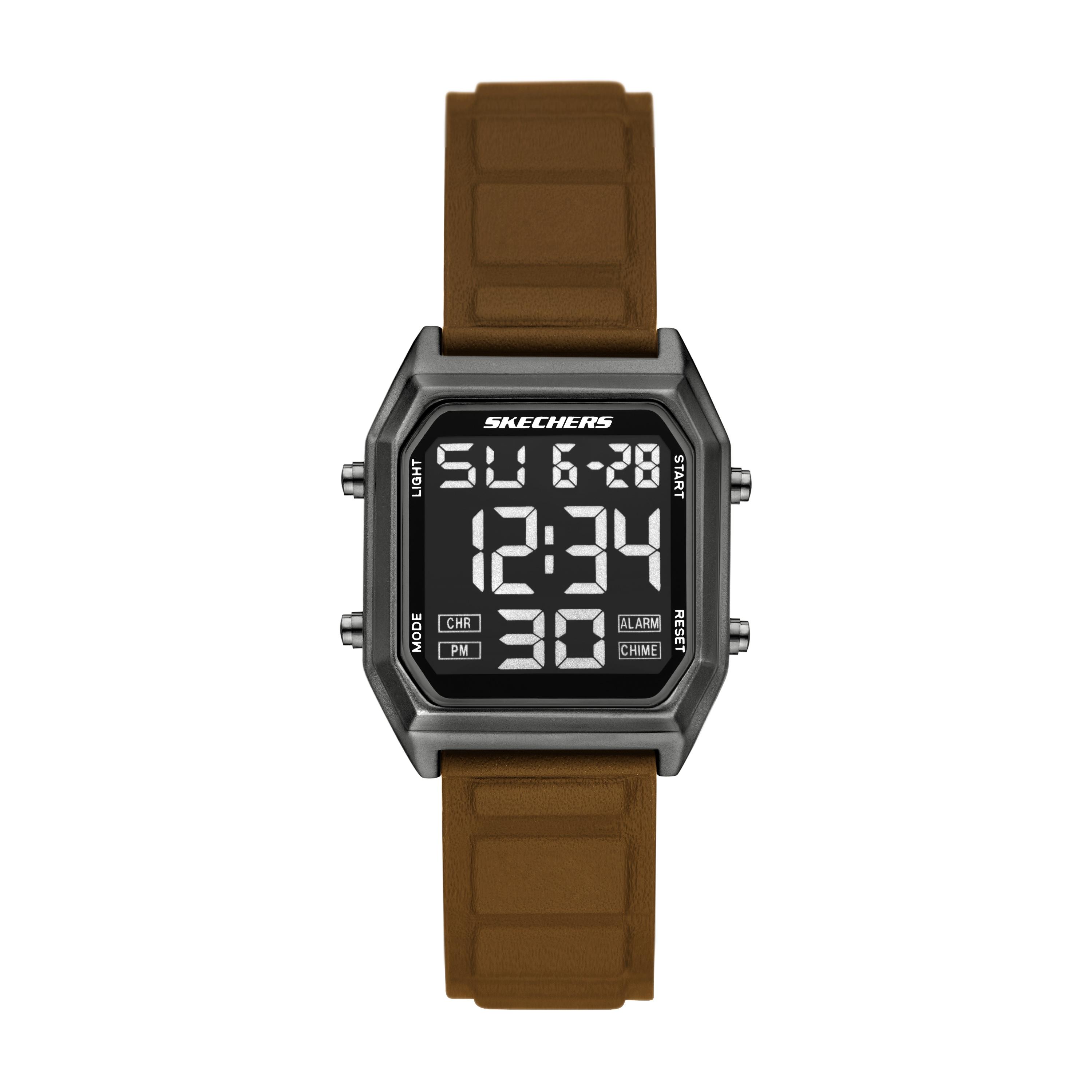 Chronograph SKECHERS “Ridgeley”, dunkelbraun, schwarz, Armbanduhren