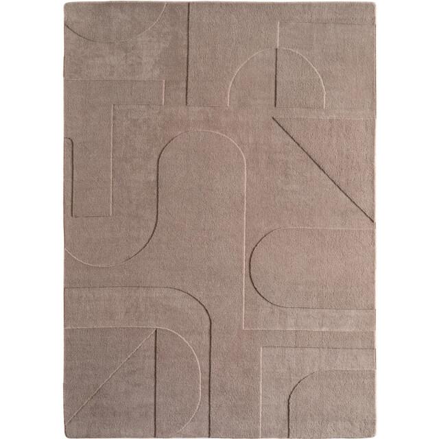 Muratap Japandi vloerkleed hoogpolig scandinavisch design 3d-effect -