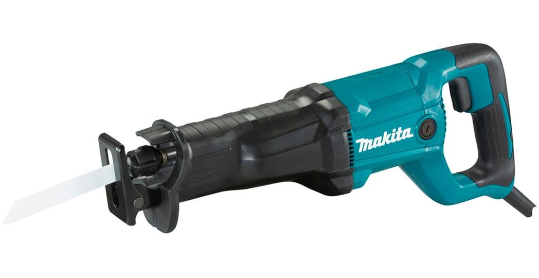 Reciprosäge MAKITA "JR3051TK", blau (türkis), B:97mm H:176mm L:447mm, Sägemaschinen, Reciprosäge, 1200 W, 0-3.000 min-1, inkl. Aufbewahrungskoffer