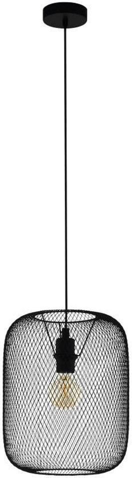 EGLO Hängeleuchte "WRINGTON", schwarz, 1, Ø 30cm H: 110cm, 1 Stk., Leuchten, Hängeleuchte