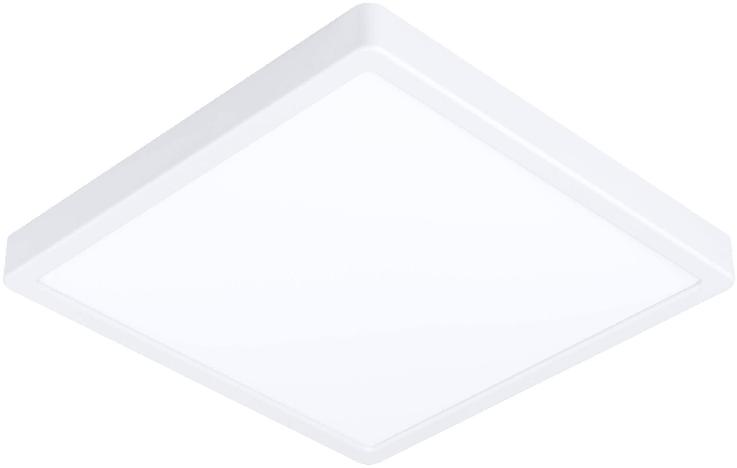 EGLO Aufbauleuchte "Fueva 5 Deckenleuchte, Aufbaulampe, Flurlampe,Wohnzimmerlampe, weiß", weiß, 1, H: 3cm, 1 Stk., Leuchten, L x B 28,5 cm, Aufbauleuc