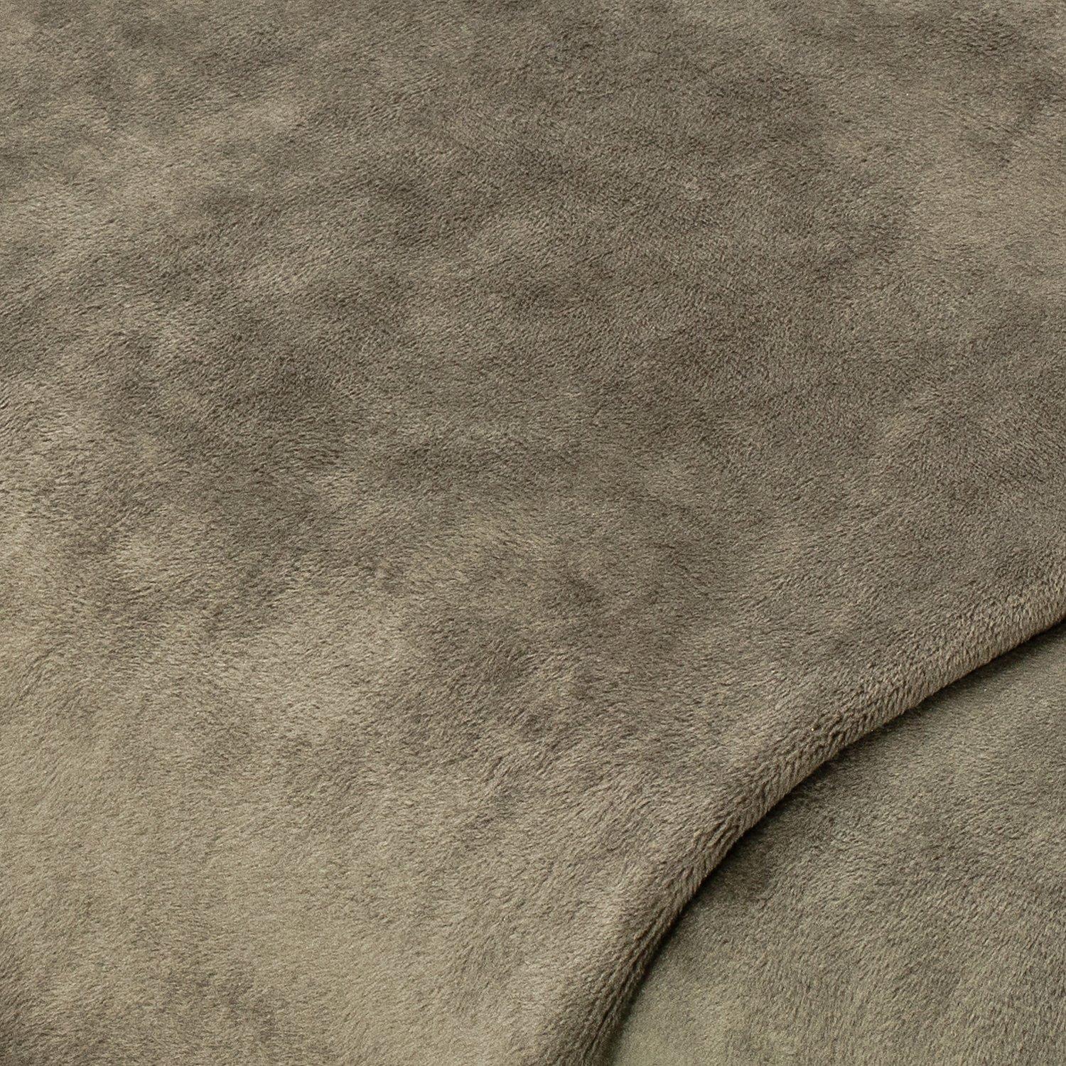 Alpenfleece Uni, grau