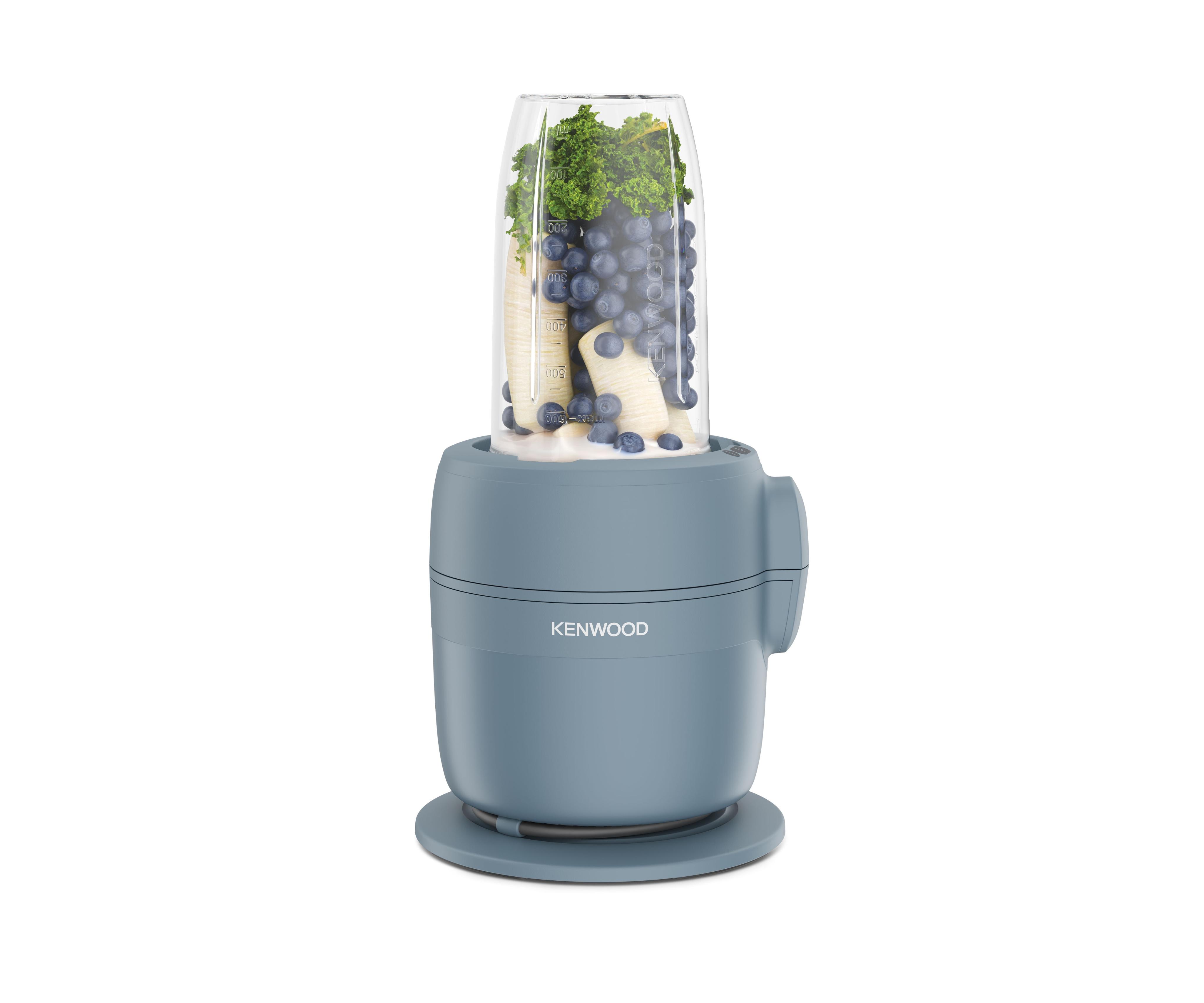 KENWOOD Küchenmaschine “MultiPro Go FDP23.380GY”, blau, B:16,8cm H:29,7cm T:16,8cm, Küchenmaschinen, Für Smoothies, zum Schneiden, Reiben,