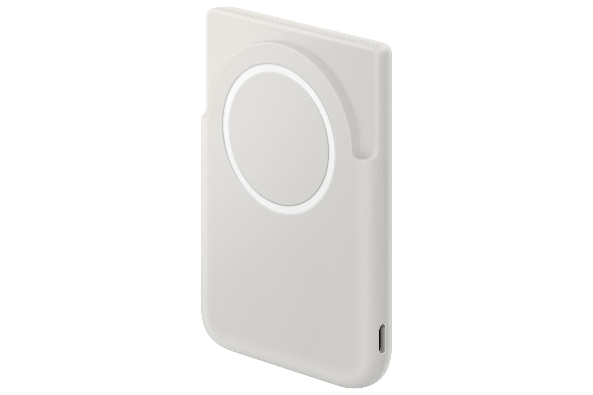 SAMSUNG Powerbank "Magnet Wireless Powerbank 5.000 mAh", gray, 3,6 V 5.000mAh, Akkumulatoren, Powerbank