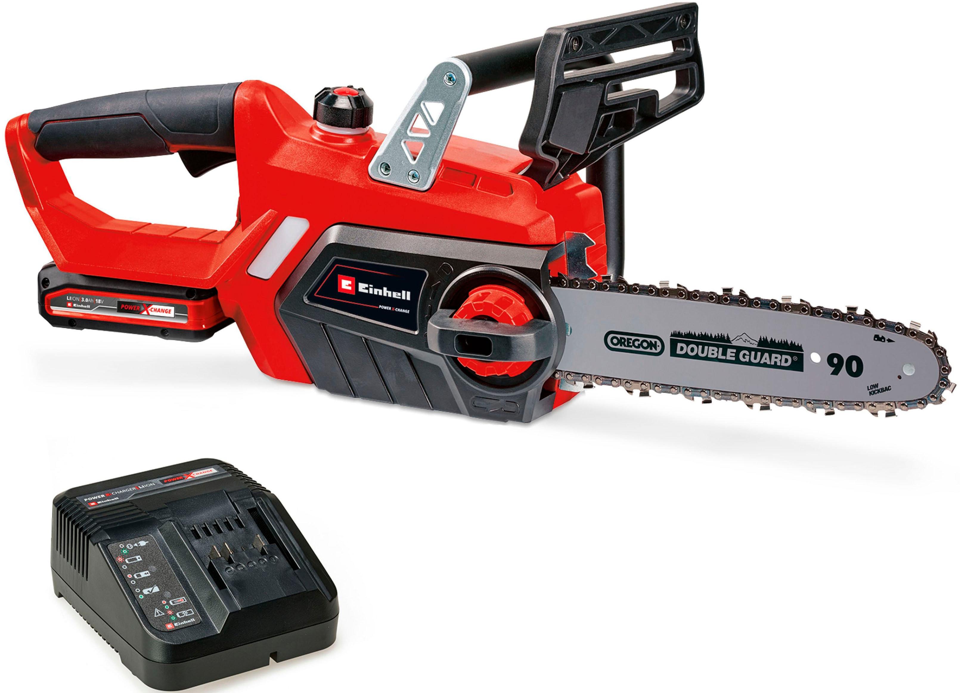 Akku-Kettensäge EINHELL "GE-LC 18 Li Kit", rot, Kettensägen, Akku-Kettensäge, mit Akku und Ladegerät