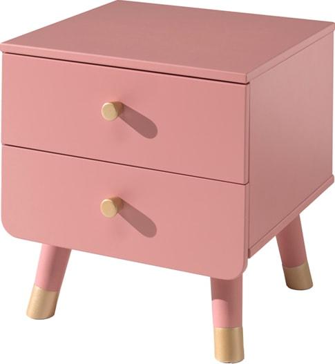 Nachttisch VIPACK "Billy", rosa (terra rosa), B:43cm H:45,2cm T:40cm, Tische, Nachttisch