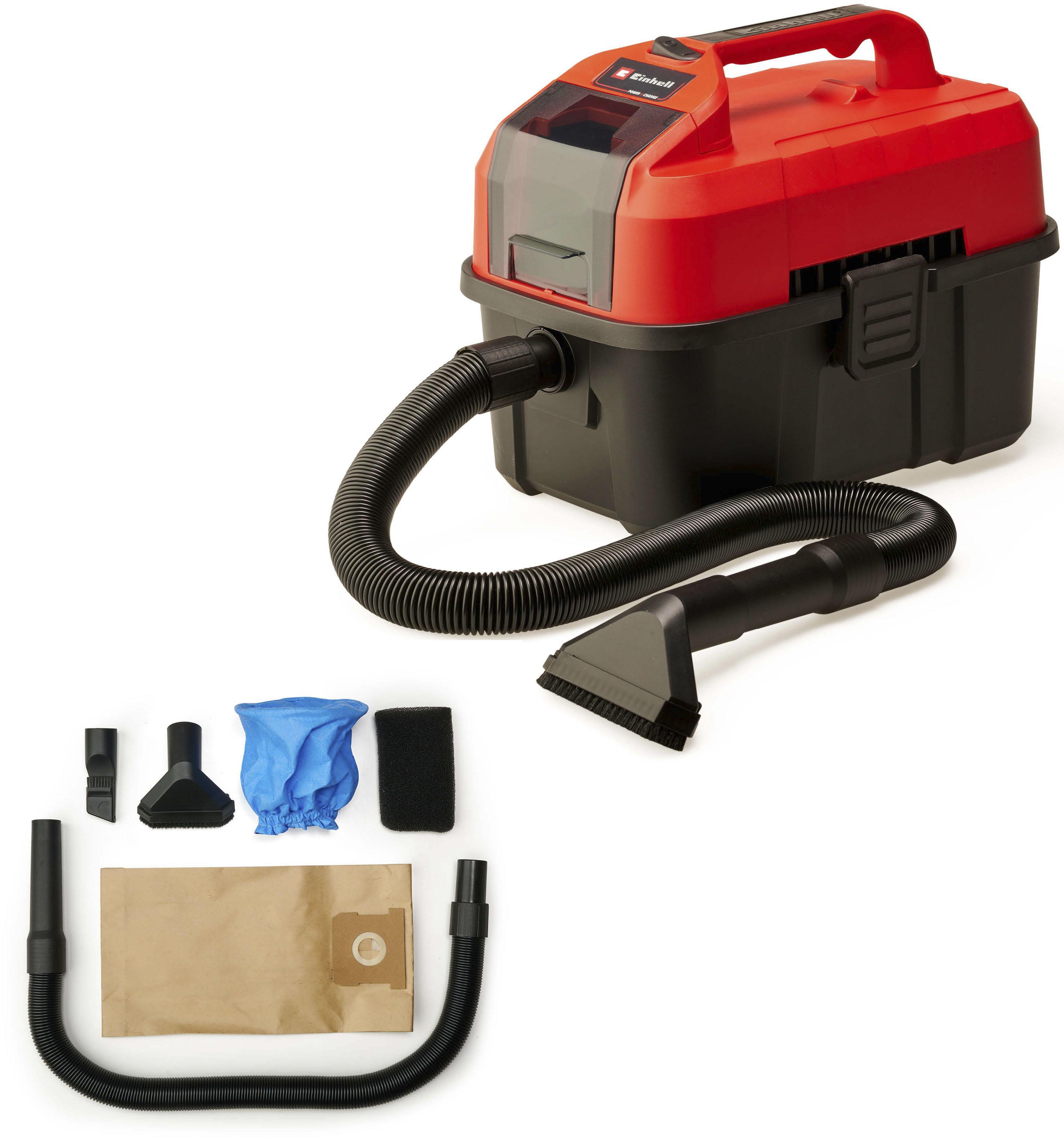 EINHELL Nass-Trocken-Akkusauger "TE-VC 18/10 Li-Solo", schwarz, B:25,8cm H:31,9cm T:39,8cm, Akkusauger, Power X-Change, ohne Akku und Ladegerät, Nass-