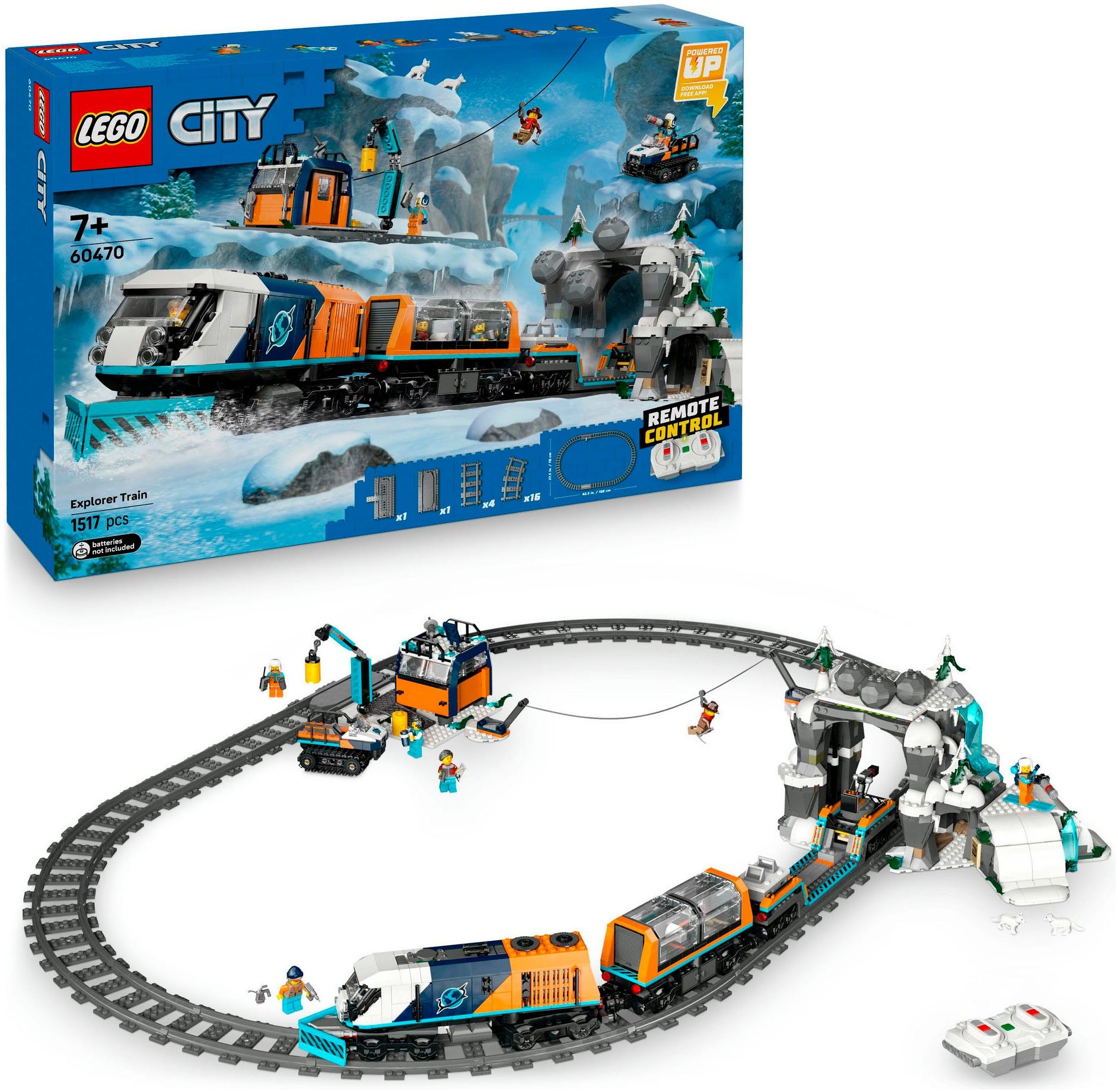 Konstruktionsspielsteine LEGO "Arktis-Polarexpress (60470), LEGO City", bunt, Spielbausteine, Kinder, Kunststoff, Made in Europe