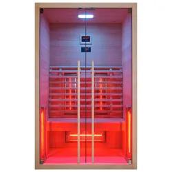 Infrarotkabine Ruby 2 in Braun ca. 120x195x100cm