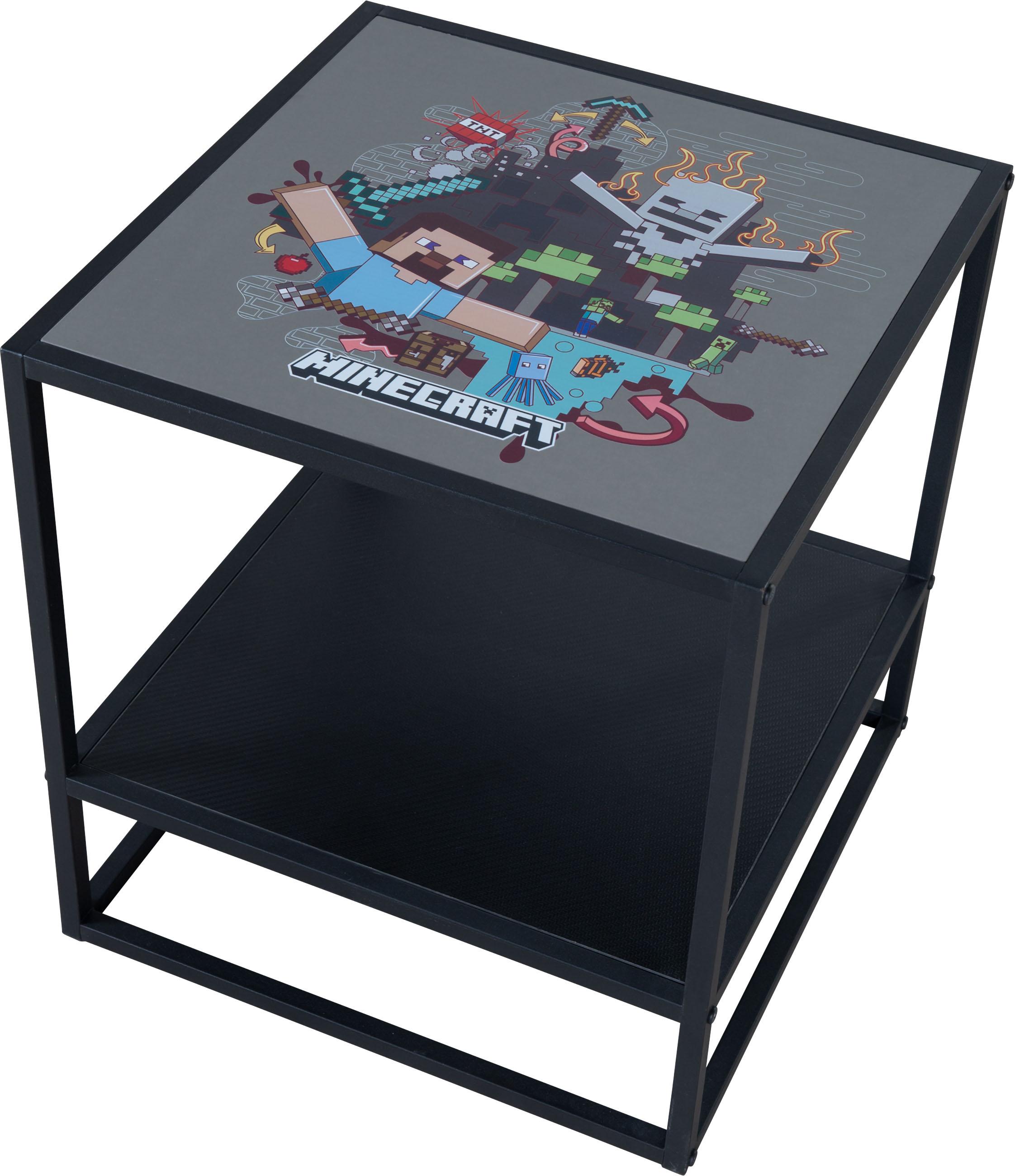 Nachttisch PHOENIX, weiß, neutral, B:45cm H:45cm T:48cm, Tische, Nachttisch, mit Ablage