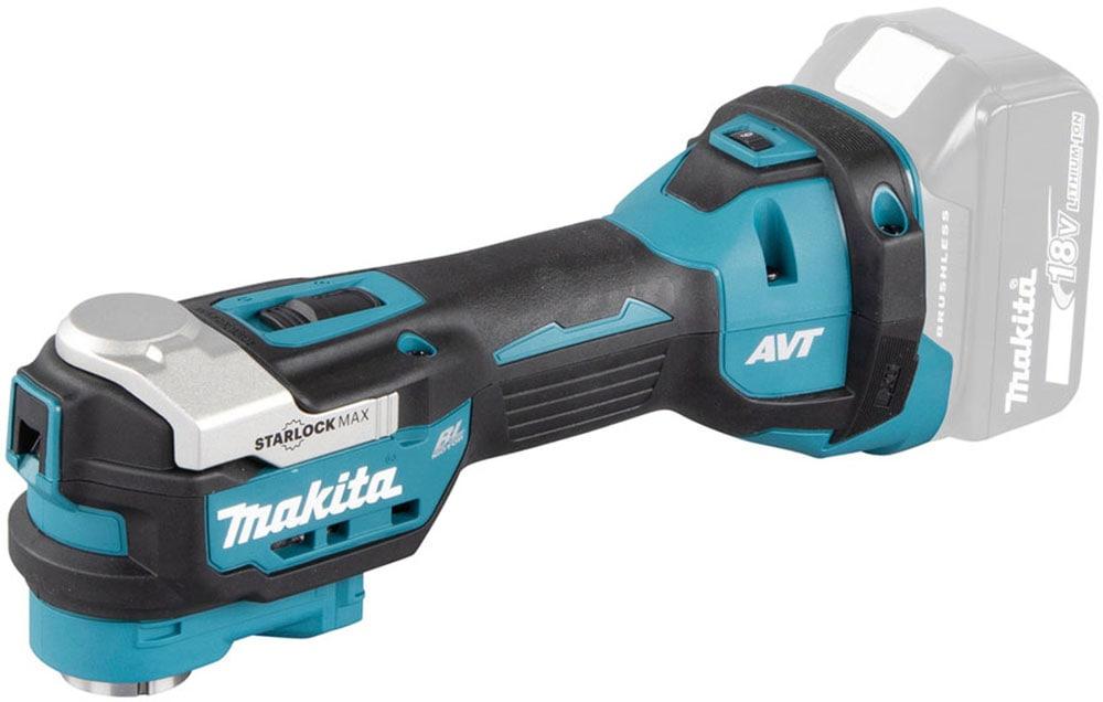 Akku-Multifunktionswerkzeug MAKITA "»DTM52ZJX2« 18V, ohne Akku und Ladegerät", türkis, B:9,5cm H:12,5cm L:33,2cm, Multifunktionswerkzeug-Maschinen, Ak