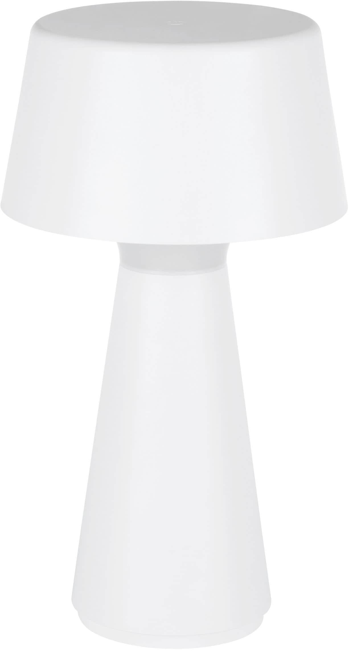 EGLO Tischleuchte "Scorrano Tischlampe - Kunststoff - LED - 3W - IP44", weiß, 1, Ø 13cm H: 29cm, 1 Stk., Leuchten, Nachttischlampe, Schreibtischleucht
