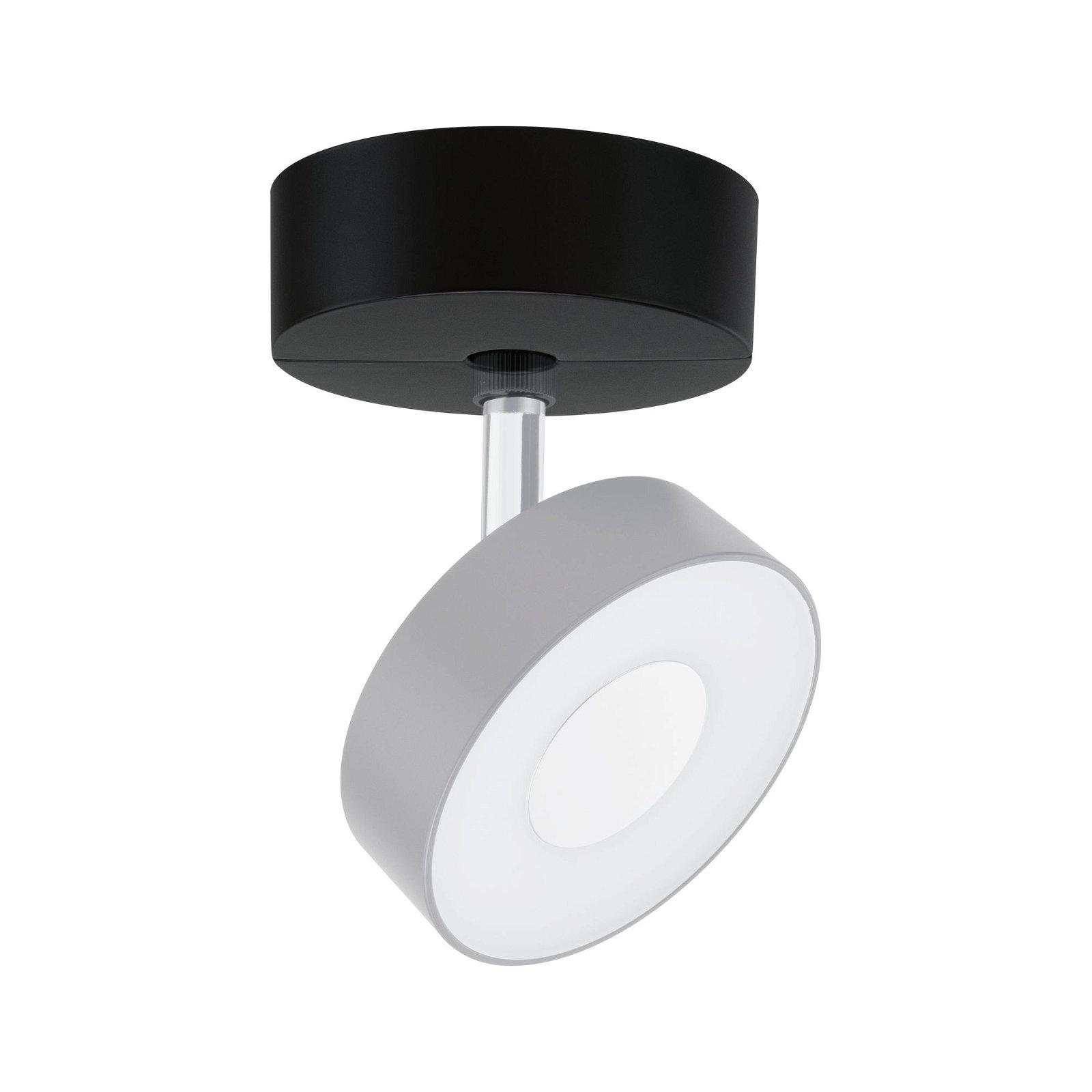 PAULMANN Stromschienensystem "URail Schienenspot Base Einzelspot max. 50W 230V", schwarz, H:3,55cm Ø:10cm, Stromschienensysteme, Stromschienensystem