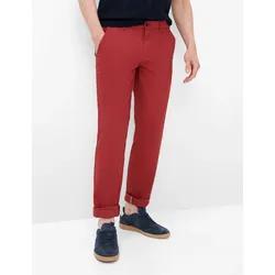 Chinohose EUREX BY BRAX "Style THILO", Herren, Gr. 50, Normalgrößen, rot, Web, 95% Baumwolle, 5% Elasthan, Hosen Chinohose