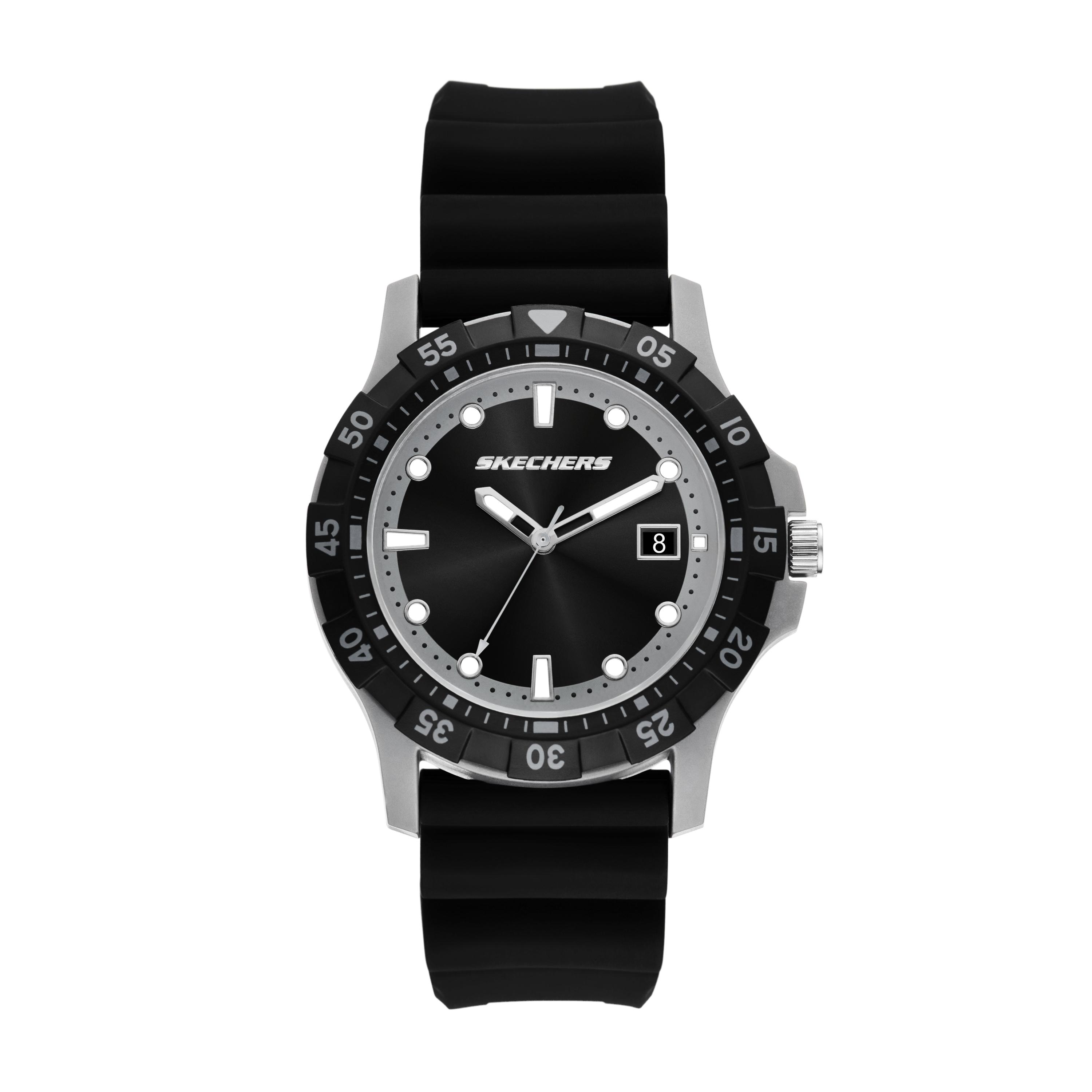 Quarzuhr SKECHERS “Glen Oaks”, schwarz, Armbanduhren