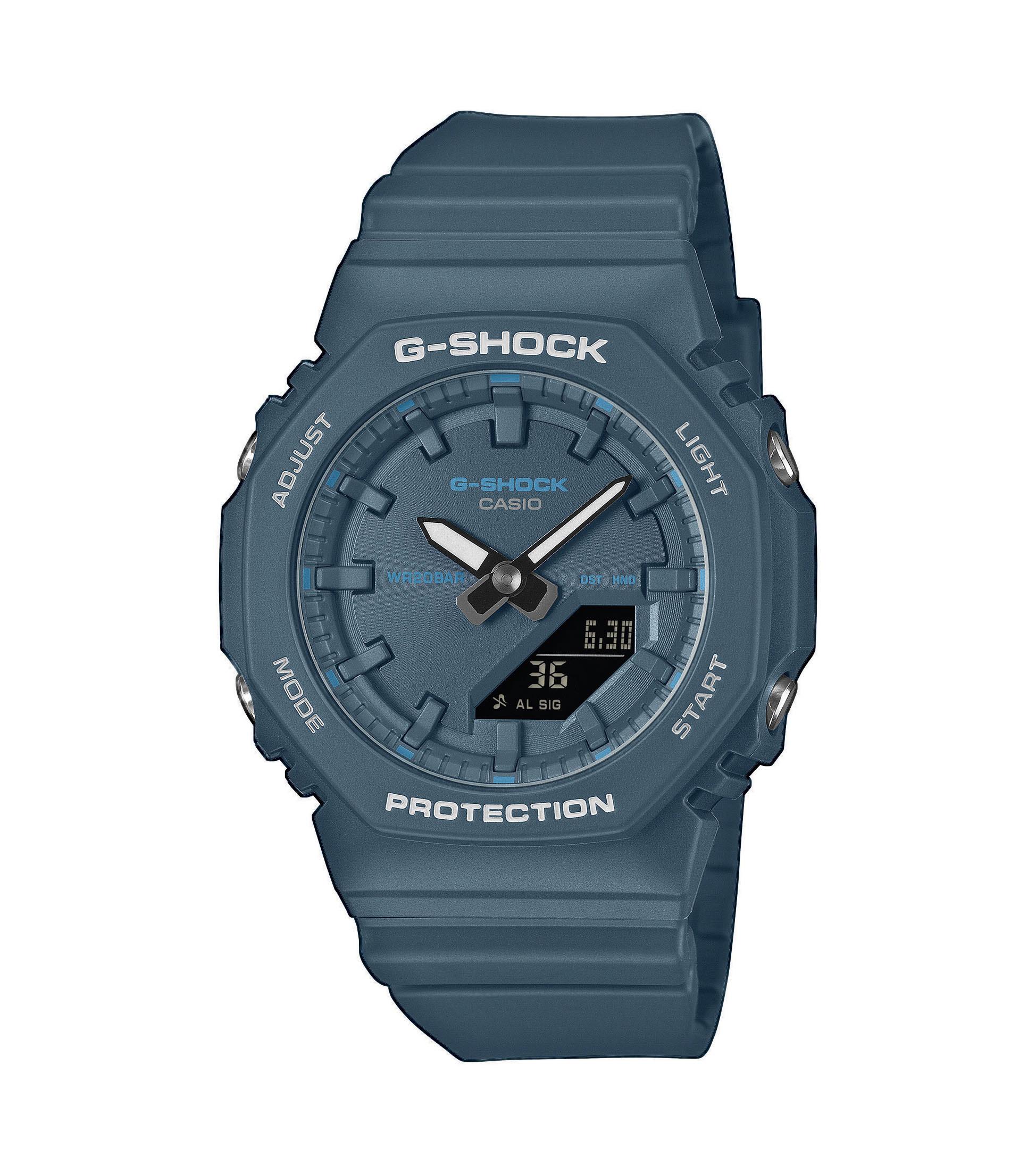 Chronograph CASIO G-SHOCK, graublau, Armbanduhren