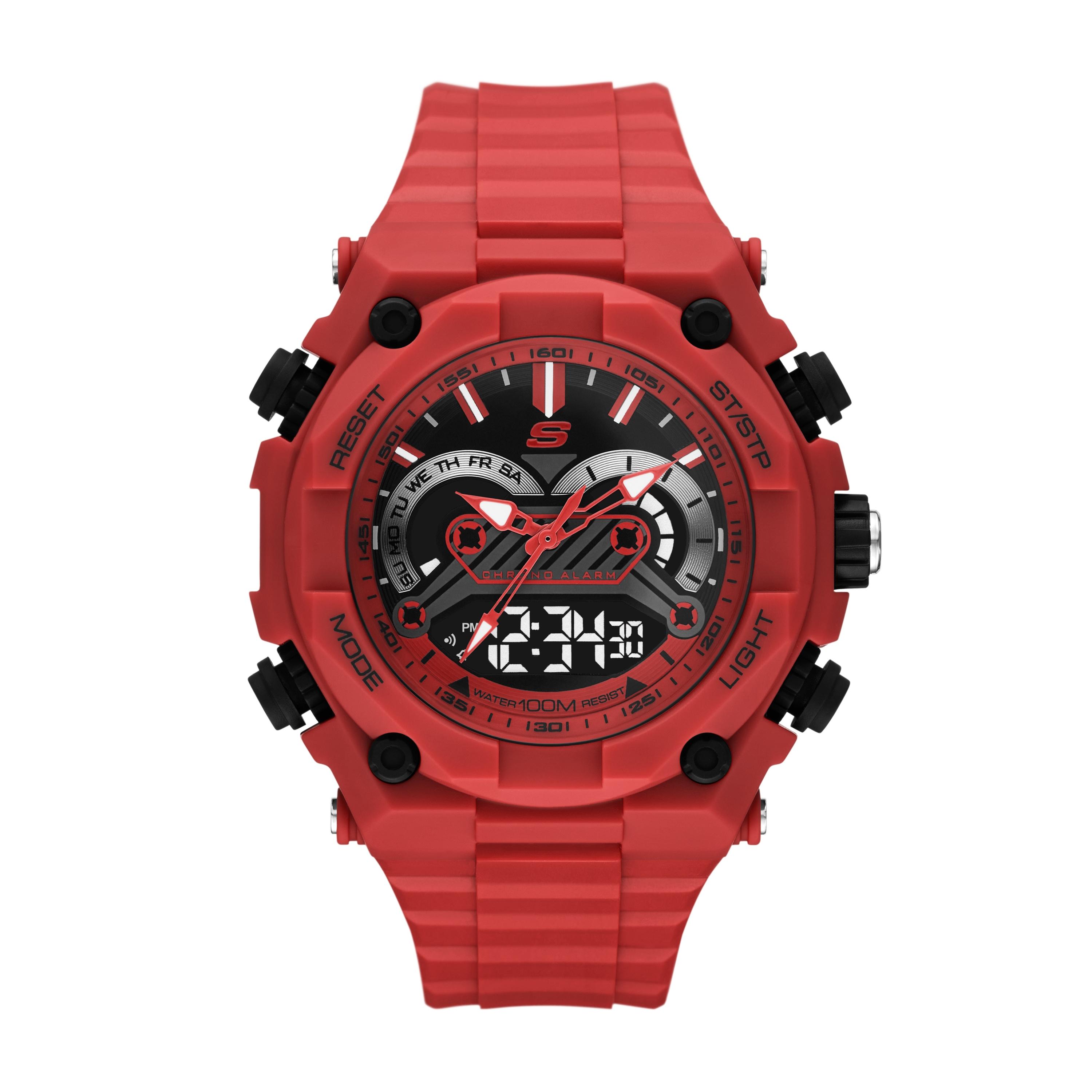 Chronograph SKECHERS “El Segundo”, rot, Armbanduhren
