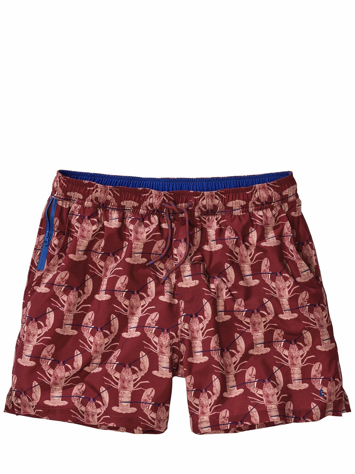 Mey & Edlich Herren Resort-Badeshorts Lobster Rot 94 % Polyester (recycelt), 6 % Elasthan
