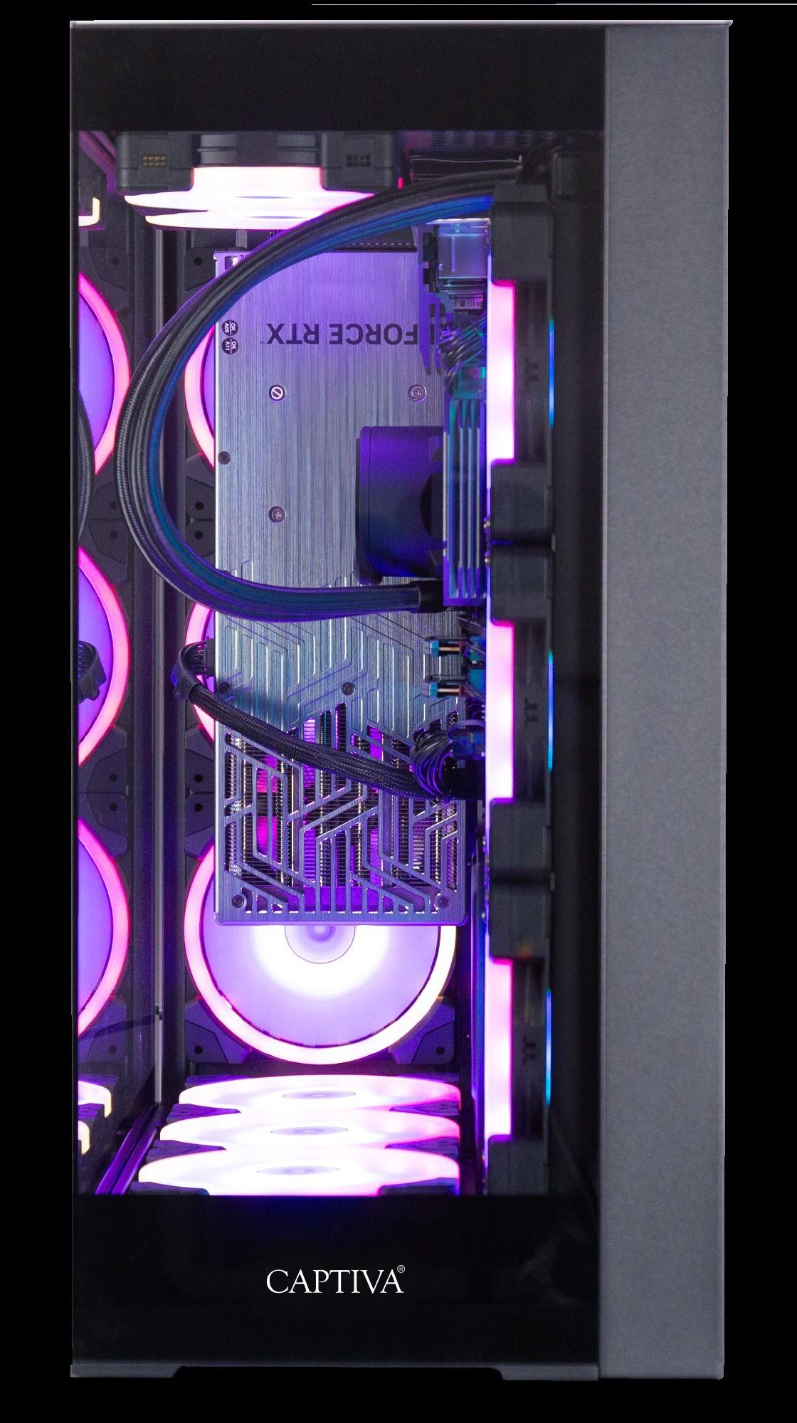 CAPTIVA Gaming-PC “Highend Gaming R90-263”, schwarz, Microsoft Windows 11 Home (64 Bit), 64 GB RAM 4.000 GB SSD, Desktop-PCs