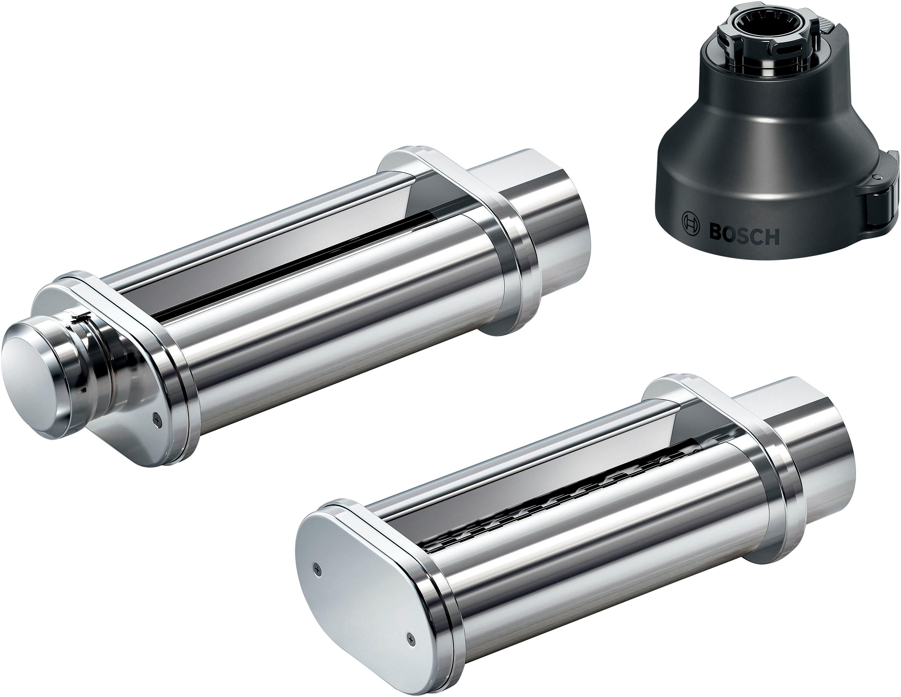 BOSCH Nudelvorsatz “MUZS6PP Zubehör-Set PastaPassion”, grau (edelstahl), Küchenmaschinen-Aufsätze