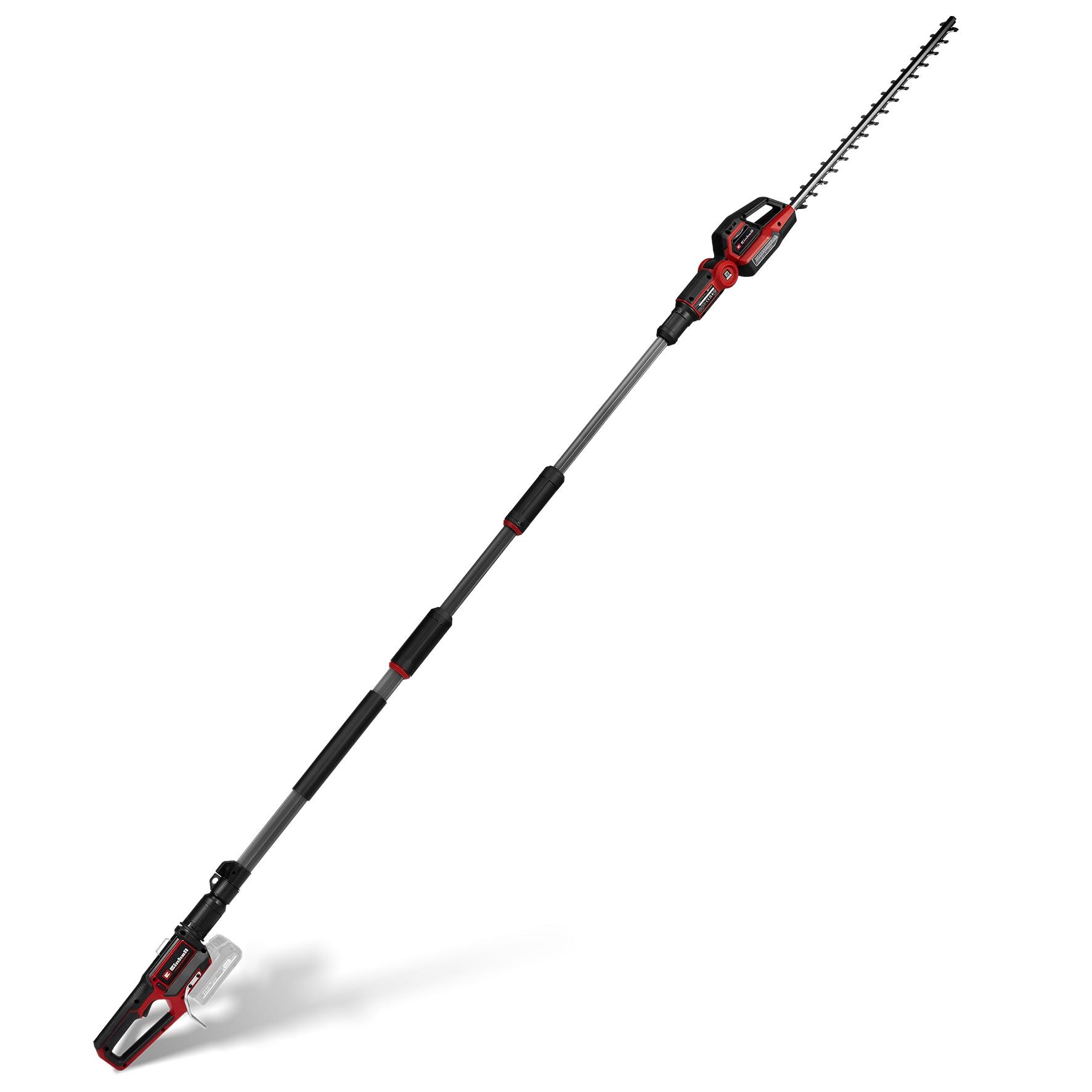 Akku-Heckenschere EINHELL “GP-HH 18/50 Li T BL-Solo”, silberfarben, Gartenscheren-Maschinen, teleskopierbar, ohne Akku und Ladegerät
