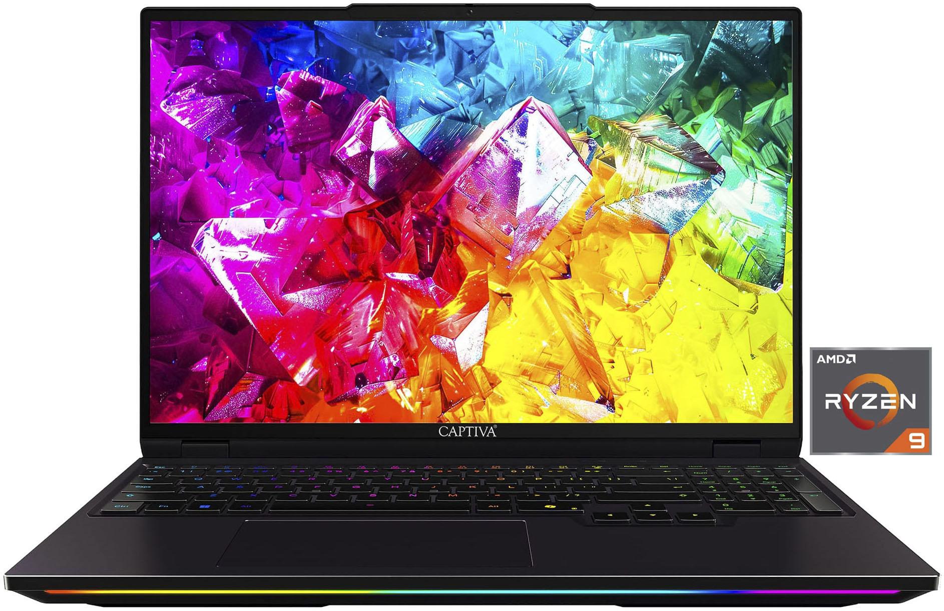 CAPTIVA Gaming-Notebook “Highend Gaming R10-1168GE”, schwarz, 32 GB RAM 4.000 GB SSD, Ryzen 9, Microsoft Windows 11 Pro (64 Bit), Notebooks
