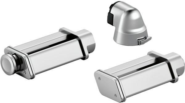 BOSCH Nudelvorsatz “MUZ9PP1”, silber (edelstahlfarben), Küchenmaschinen-Aufsätze
