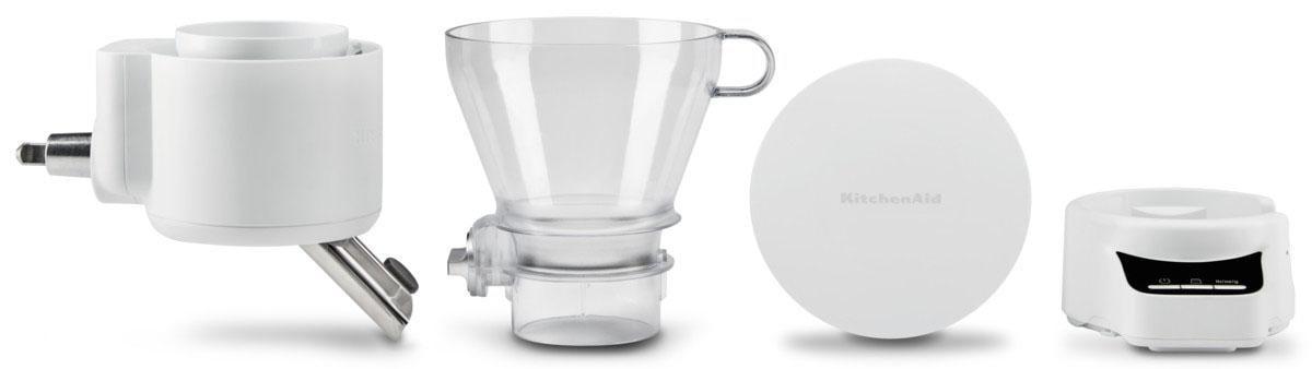 KITCHENAID Siebaufsatz “5KSMSFTA”, weiß, Küchenmaschinen-Aufsätze, mit digitaler Waage