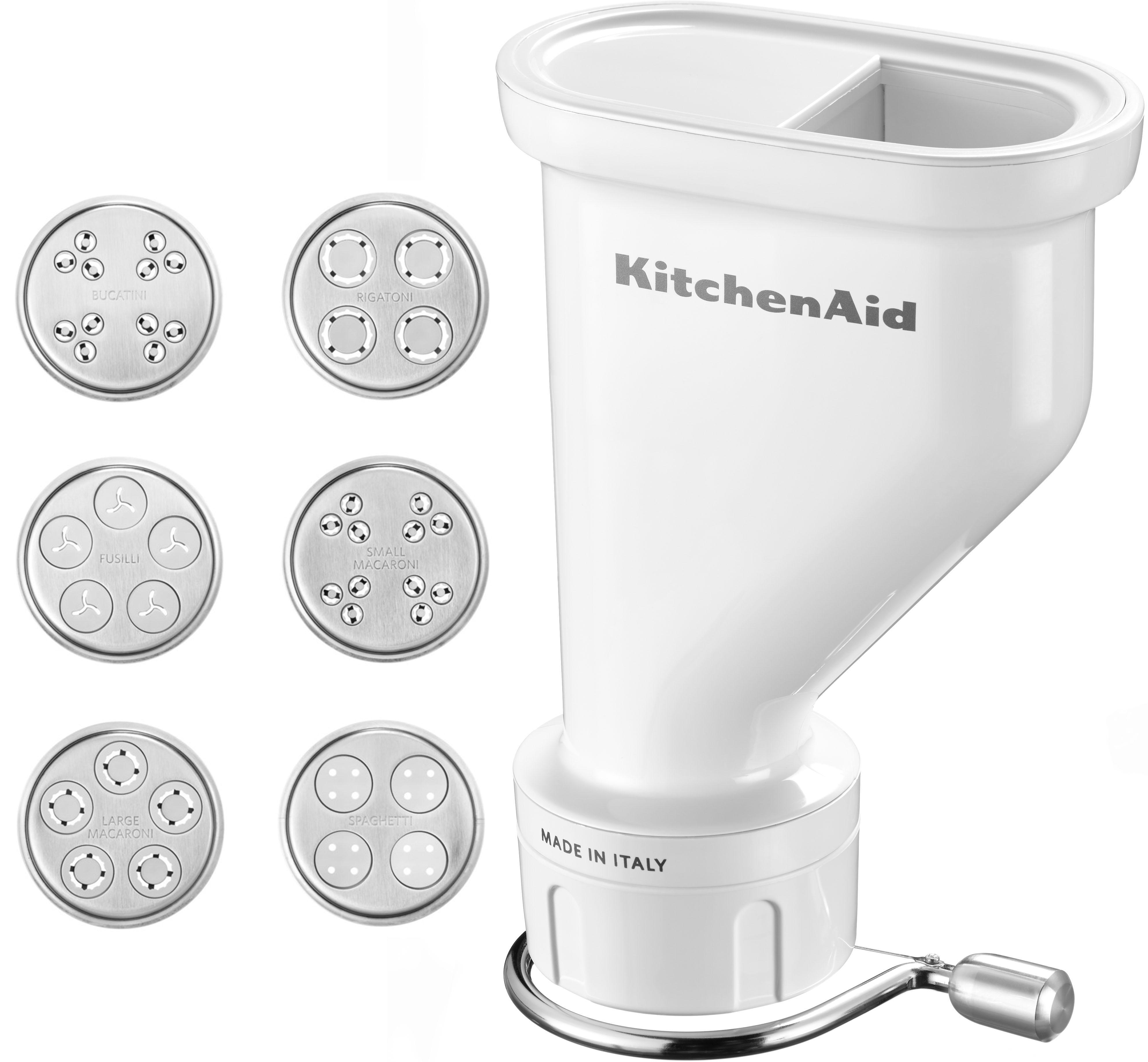 KITCHENAID Nudelvorsatz “5KSMPEXTA”, weiß, Küchenmaschinen-Aufsätze, Gourmet-Röhrennudelvorsatz