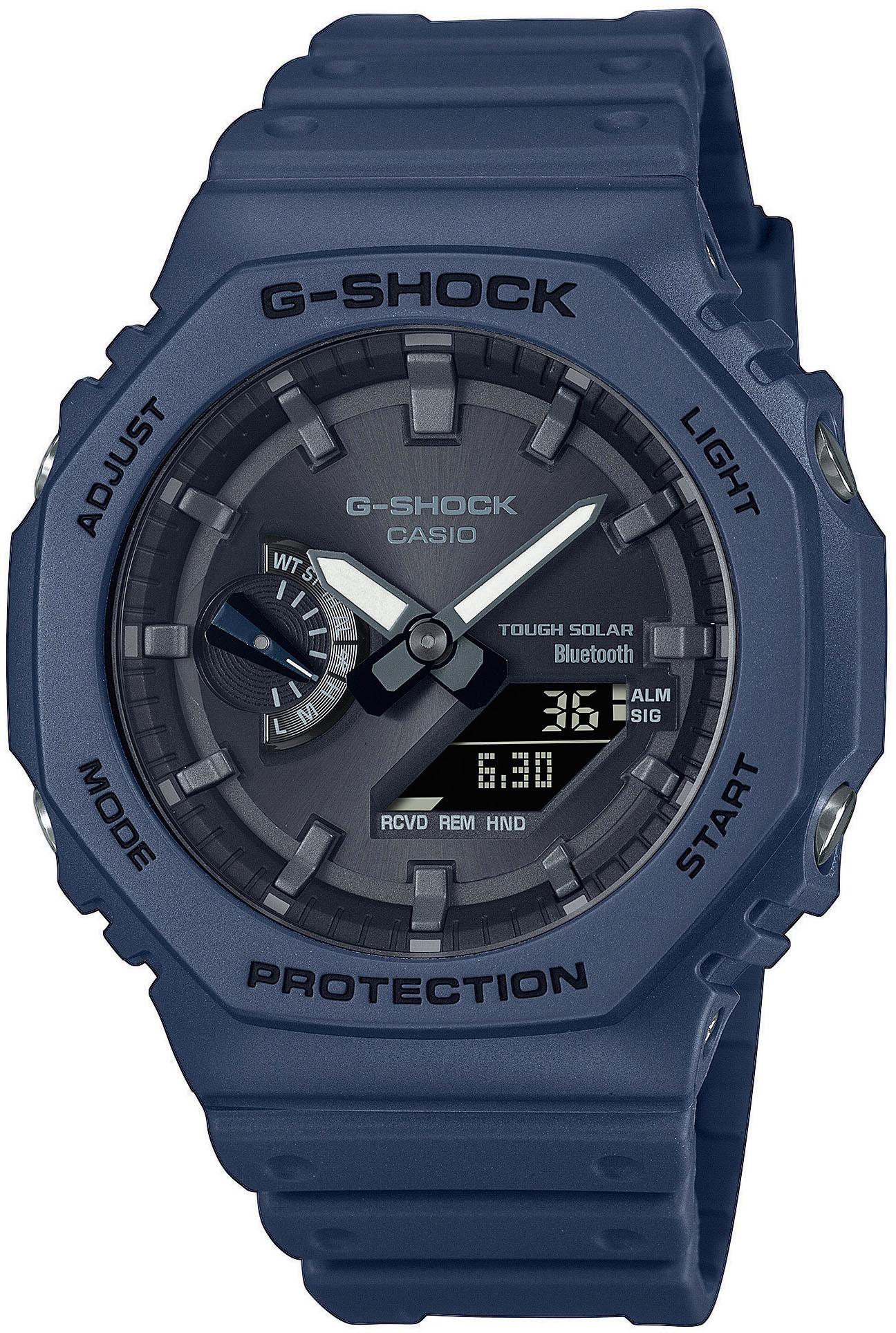 Smartwatch CASIO G-SHOCK “GA-B2100”, blau (graublau, blau)