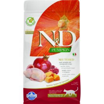 N&D Farmina Pumpkin Adult für kastrierte Katzen 1,5 kg