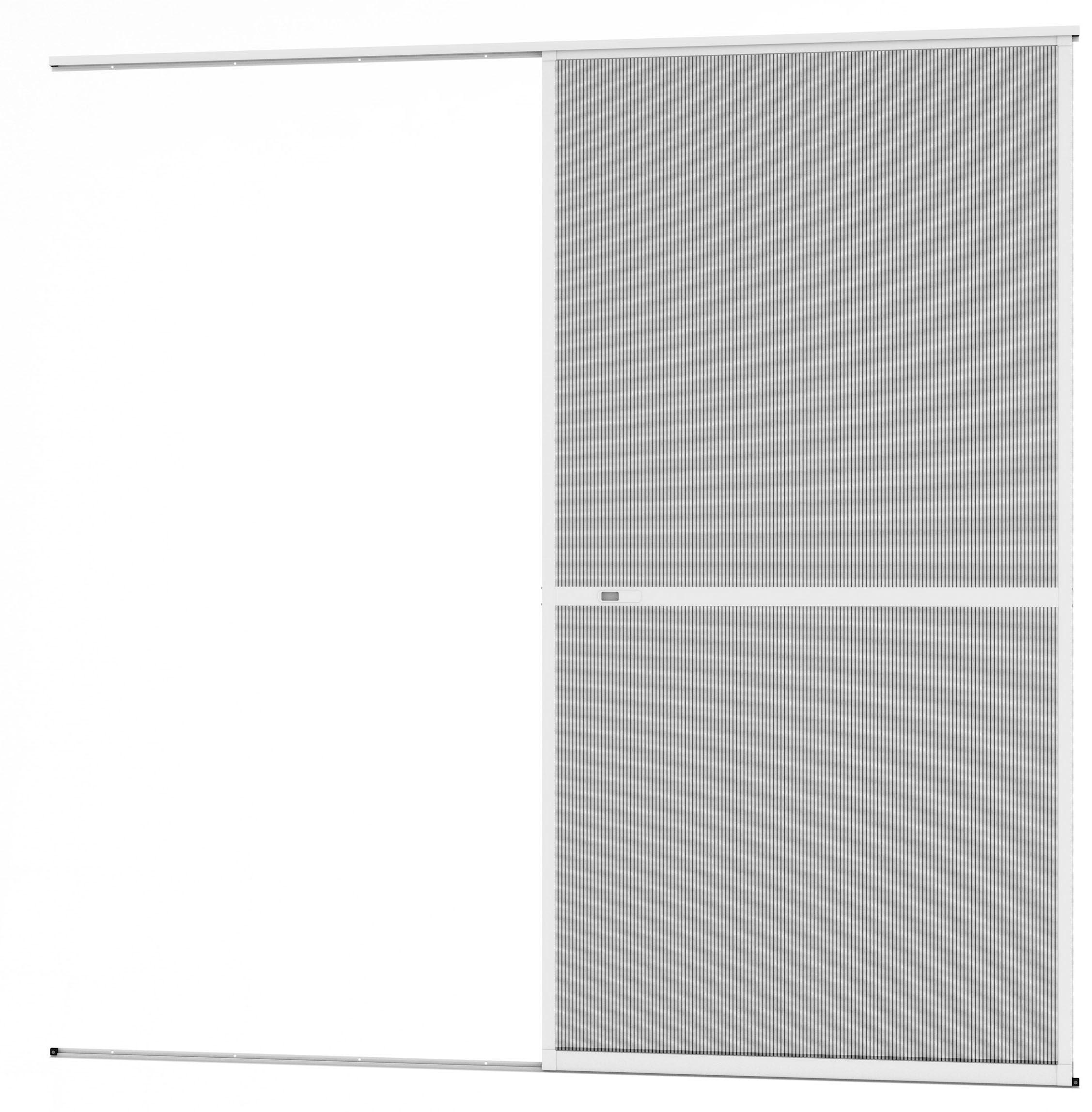 Insektenschutz-Schiebetür HECHT INTERNATIONAL "COMFORT", weiß (rahmen: weiß gewebe: anthrazit), B:120cm H:240cm, Insektenschutzgitter, BxH: 120x240