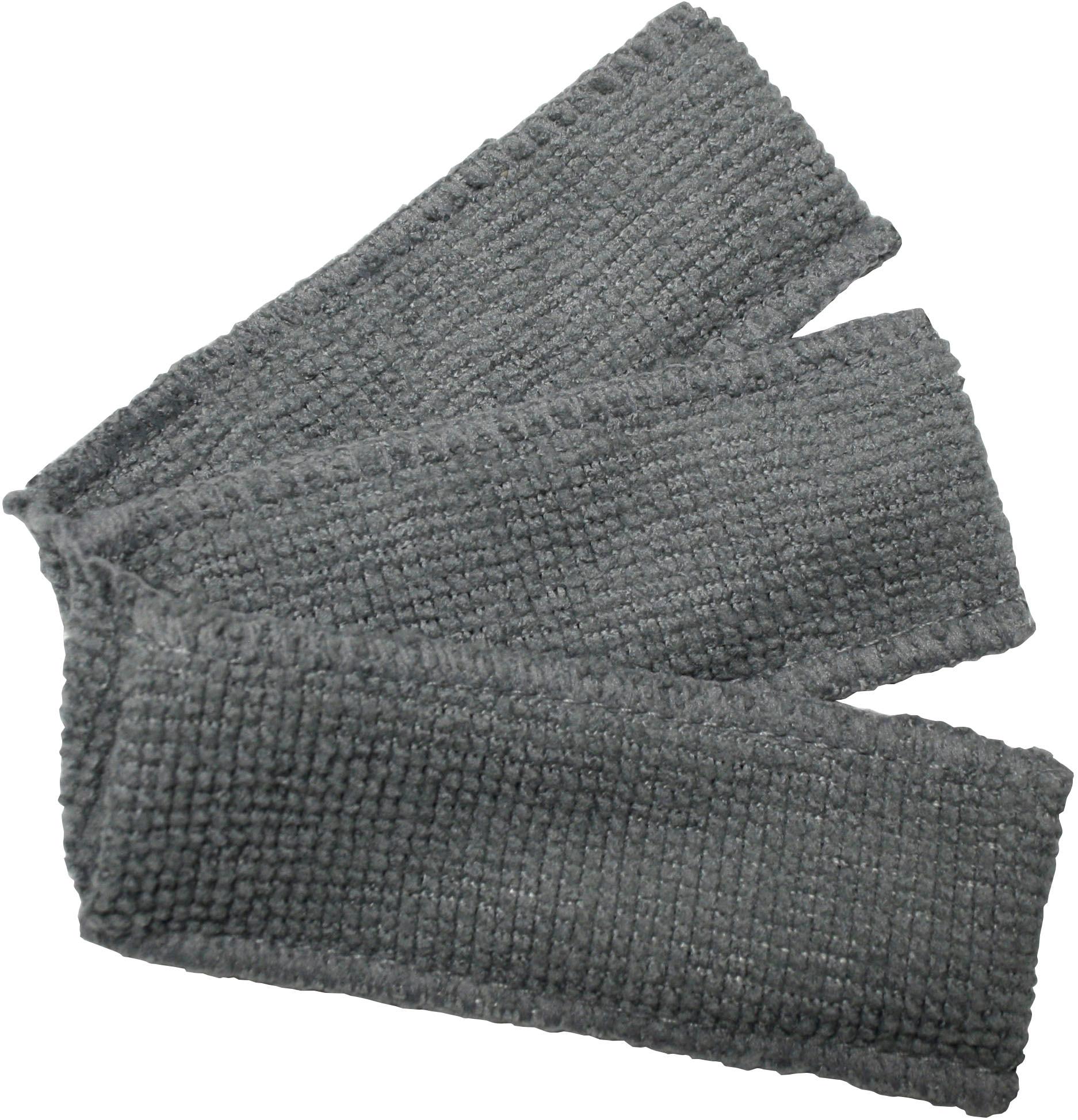 Reinigungsbürste GARDINIA “Ersatzschwämme”, grau, B:10cm H:4cm L:4cm, Polyester, Reinigungsbürsten, Reinigungsbürste, wiederverwendbar
